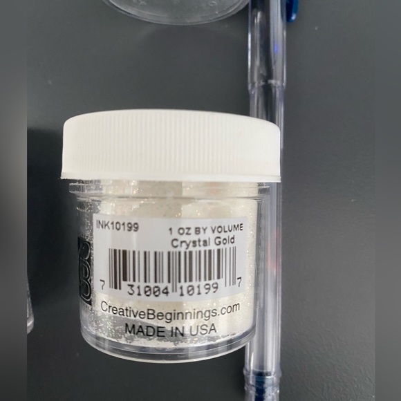 Embossing powder glitter crafting art stamp supplies holiday craft Christmas 🎄 - Picture 7 of 10